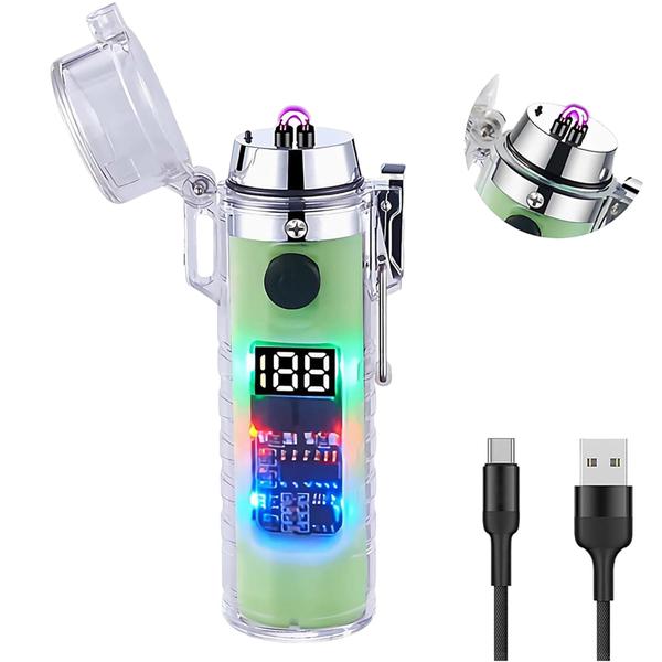 Isqueiro Elétrico A Prova De Vento Recarregável Com Lanterna Micro Usb Design Lindo Degradê HB2561 - LTK Imagem de Isqueiro Elétrico A Prova De Vento Recarregável Com Lanterna Micro Usb Design Lindo Degradê HB2561