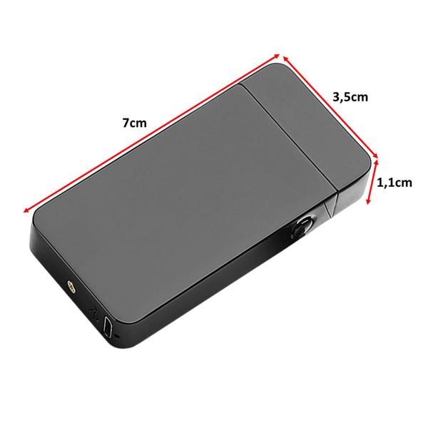 Isqueiro Elétrico Sofisticado Plasma Recarregável Usb Rápido E Prático Tb0982 - Luck Imagem de Isqueiro Elétrico Sofisticado Plasma Recarregável Usb Rápido E Prático Tb0982