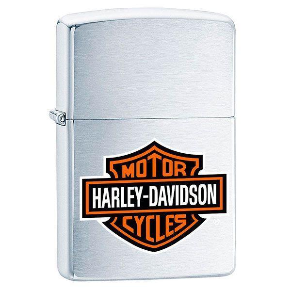 Imagem de Isqueiro Zippo 200HD.H252 HDavidson Logo Colorido Escovado