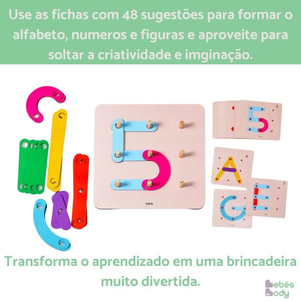 Imagem de it Jogo da Memória + Formas Mágicas Educativo Brinquedo Presente Criança Menino Menina 3 anos