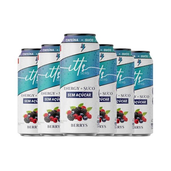 Imagem de ITTS Sero Energy + Suco Pack 6un de 473ml - Sabor Berrys