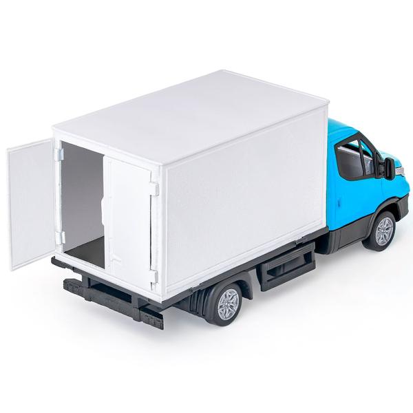 Imagem de Iveco Daily Caminhão Baú Miniatura Para Brincar Colecionar Usual Brinquedos