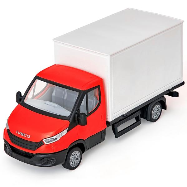 Imagem de Iveco Daily Caminhão Baú Miniatura Para Brincar Colecionar Usual Brinquedos