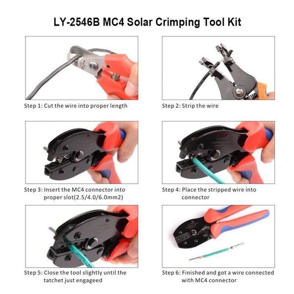 Imagem de Iwiss Ly-2546B Kit Ferramentas Instalação Energia Solar Mc4