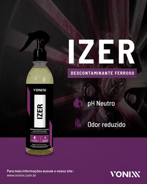 Imagem de Izer Vonixx 500ML Descontaminante Ferroso Limpeza de Rodas removedor de ferrugem