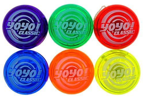 Imagem de JA-RU Clássico Yoyo Game  Yoyo profissional para crianças e adultos (24 pacotes de cores variadas)  Iniciante Yoyo Toy - Responsivo e Auto Retorno  Melhor para String Yoyo Trick  Favores de festa. 1986-24p