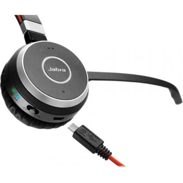 Imagem de Jabra Headset Empresarial sem fio Evolve 65 MS Biauricular (USB) 6599-823-309