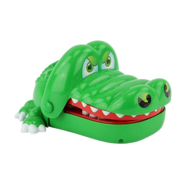 Imagem de Jacare de brinquedo jogo croc-croc morde dedos bbr toys