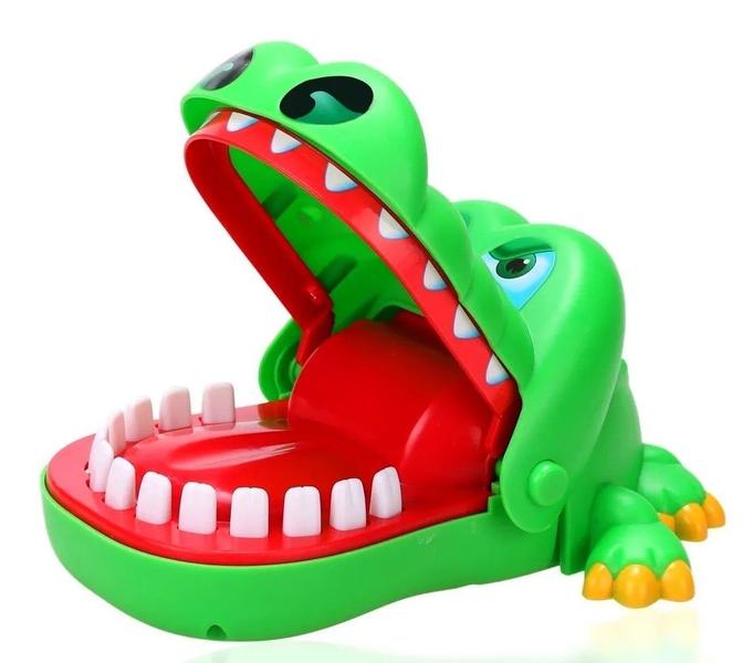 Jacaré Morde Dedo Brinquedo Infantil Jogo Desafio do Dentista - Toys Imagem de Jacaré Morde Dedo Brinquedo Infantil Jogo Desafio do Dentista