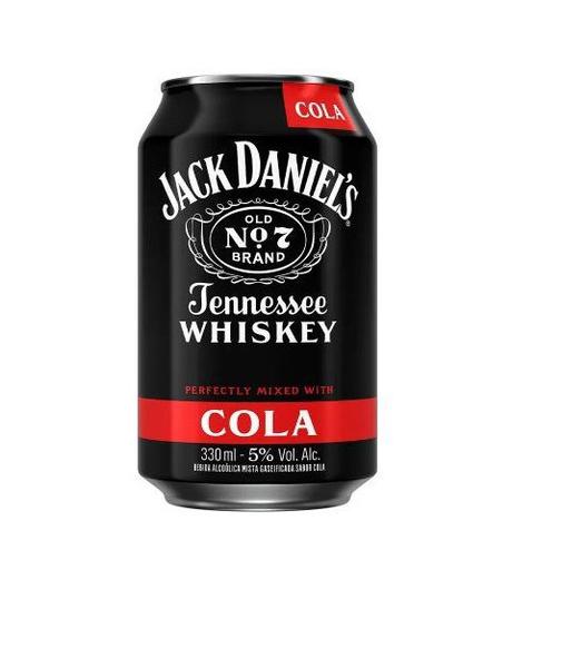 Imagem de Jack Daniel's Cola Whiskey Lata 330ml 12 Unidades