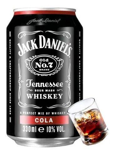 Imagem de Jack Daniels Lata 330ml Whisky Drink Com Cola Original