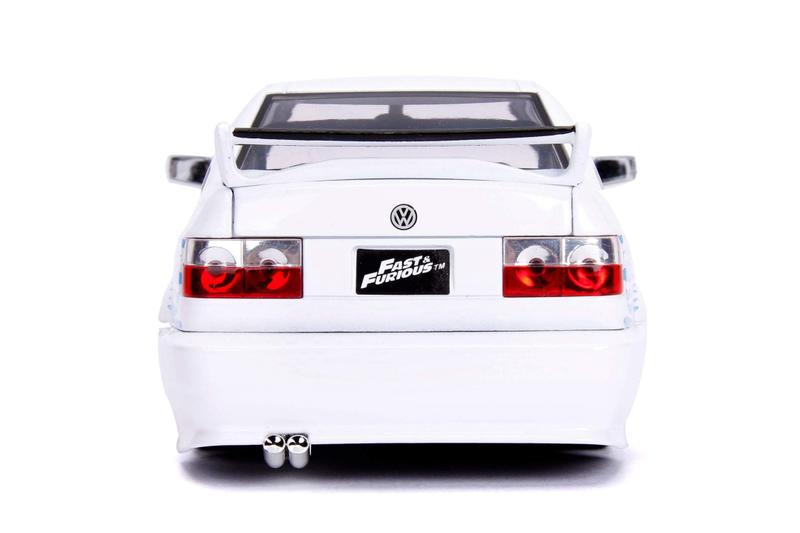 Imagem de Jada Toys Velozes &amp Furiosos 1:24 Carro do Volkswagen Jetta, Brinquedos para Crianças e Adultos, Branco (99591W)