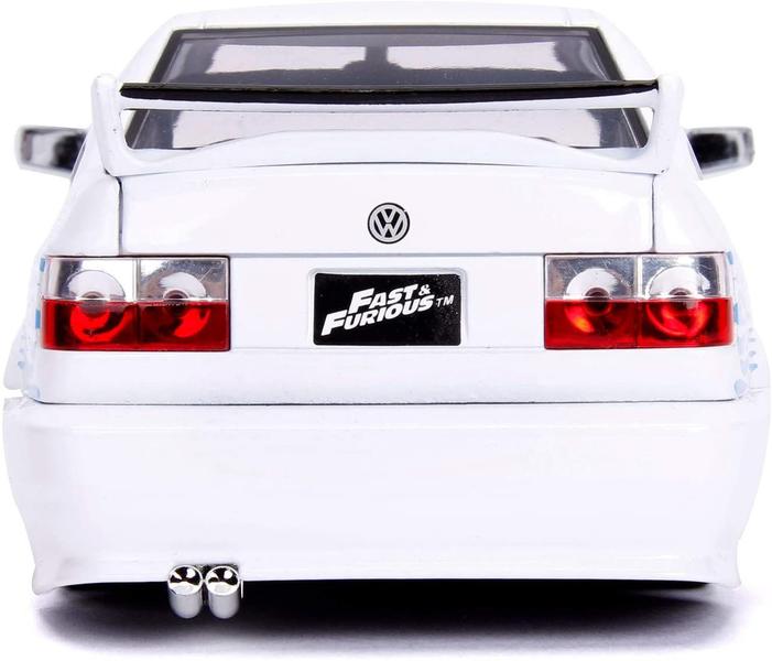 Imagem de Jada Toys Velozes &amp Furiosos 1:24 Carro do Volkswagen Jetta, Brinquedos para Crianças e Adultos, Branco (99591W)