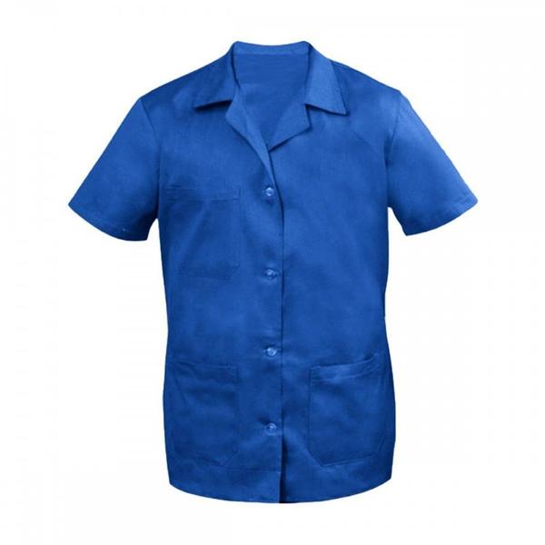 Imagem de Jaleco Brim P/Uniforme Azul, M