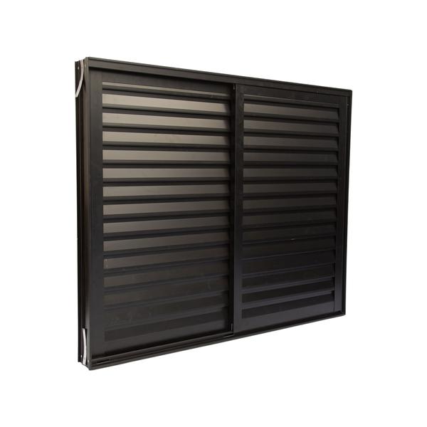 Janela 3 folhas veneziana 120x100 - Esquadrias e Vidraçaria Queiros Imagem de Janela 3 folhas veneziana 120x100