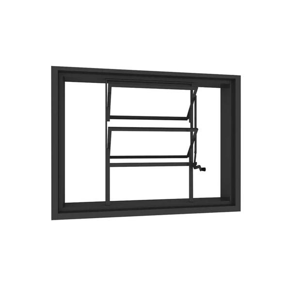 Janela Basculante em Aço sem Grade 60x60 R120 Tradição - PROVISÃO Imagem de Janela Basculante em Aço sem Grade 60x60 R120 Tradição