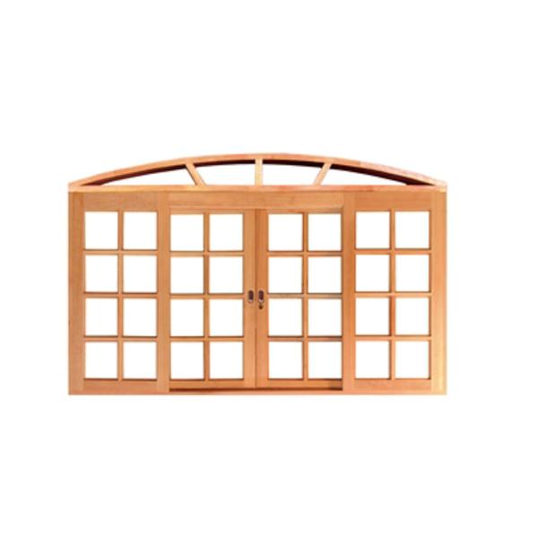 Janela Correr Quadriculada 130cm Arco 4 Folhas em Madeira Maciça Cedro Arana Casmavi Imagem de Janela Correr Quadriculada 130cm Arco 4 Folhas em Madeira Maciça Cedro Arana Casmavi