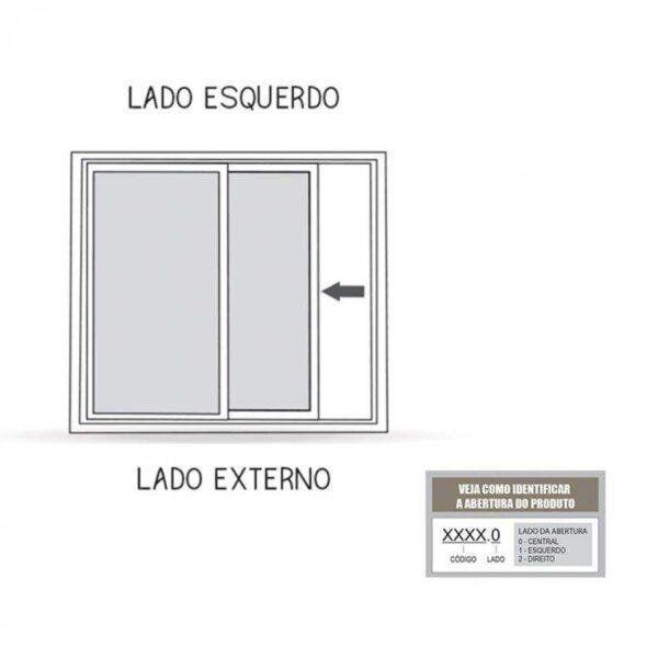 Janela de Aço de Correr 100x150cm 2 Folhas com Vidro Riobras Imagem de Janela de Aço de Correr 100x150cm 2 Folhas com Vidro Riobras