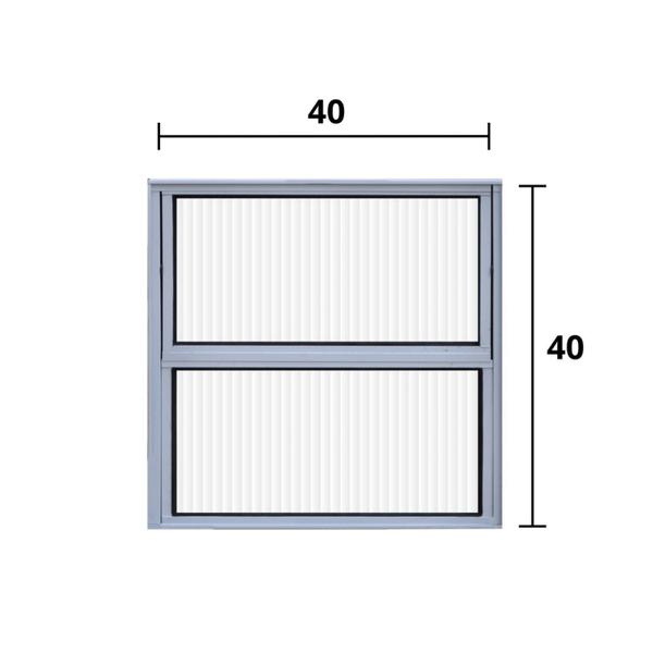 Imagem de Janela de Alumínio Basculante 40x40cm Hale Esquadrias