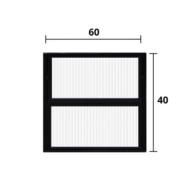 Imagem de Janela de Alumínio Basculante 40x60cm Hale Esquadrias