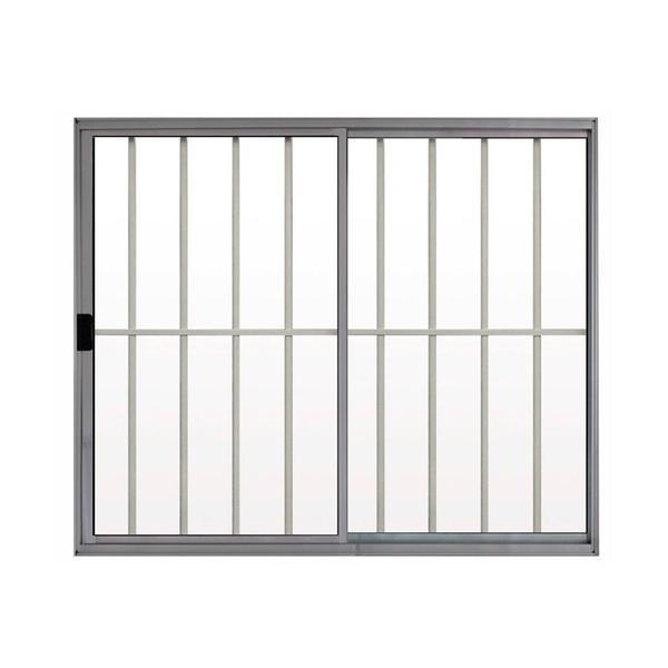 Janela de correr 2 Folhas C/ Grade 1.00 X 1.20 Aluminio Brilhante Linha Modular - Hale Imagem de Janela de correr 2 Folhas C/ Grade 1.00 X 1.20 Aluminio Brilhante Linha Modular - Hale