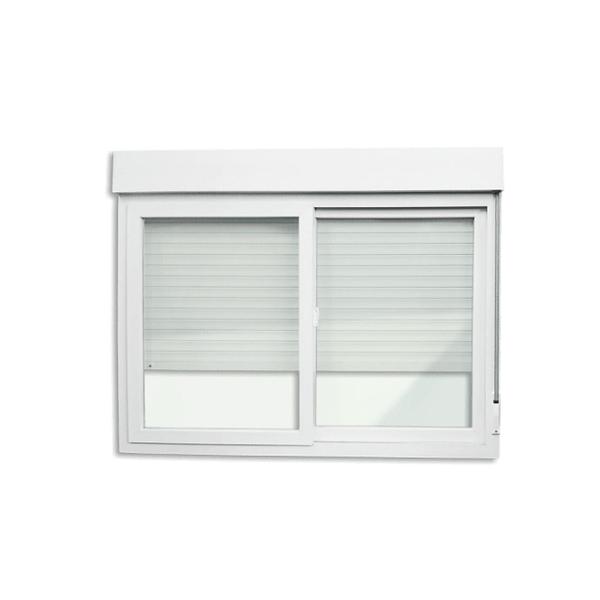 Janela de PVC Integrada 140x200cm 2 Folhas com Vidro Liso ITEC Brimak Imagem de Janela de PVC Integrada 140x200cm 2 Folhas com Vidro Liso ITEC Brimak
