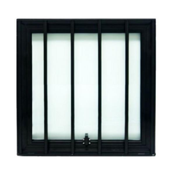 Janela Maxiar De Banheiro Grade Preto 60X60 - Esquadrias Brasil Imagem de Janela Maxiar De Banheiro Grade Preto 60X60