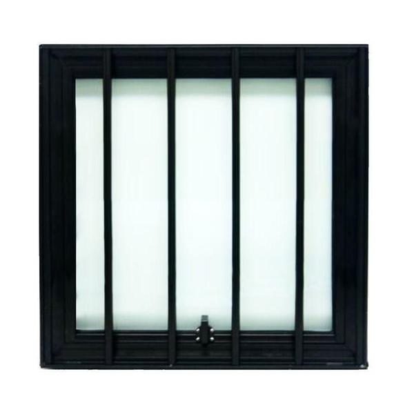 Janela Maxiar Esquadria Brasil Vetx 40X40 Preto Grade - Esquadrias Brasil Vetx Imagem de Janela Maxiar Esquadria Brasil Vetx 40X40 Preto Grade
