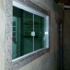 Janela verde 4 folhas 120alt x 300lar ( kit branco ) - NEW TEMPER Imagem de Janela verde 4 folhas 120alt x 300lar ( kit branco )