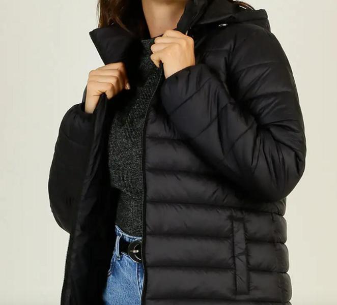 Jaqueta Bobojaco Feminina Capuz Puffer Frio Intenso Inverno - Poliano/Milão Jaqueta Bobojaco Feminina Capuz Puffer Frio Intenso Inverno - Poliano/Milão