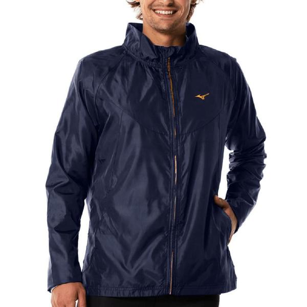 Jaqueta Corta Vento Masculina Mizuno Focus - Azul Marinho Jaqueta Corta Vento Masculina Mizuno Focus - Azul Marinho