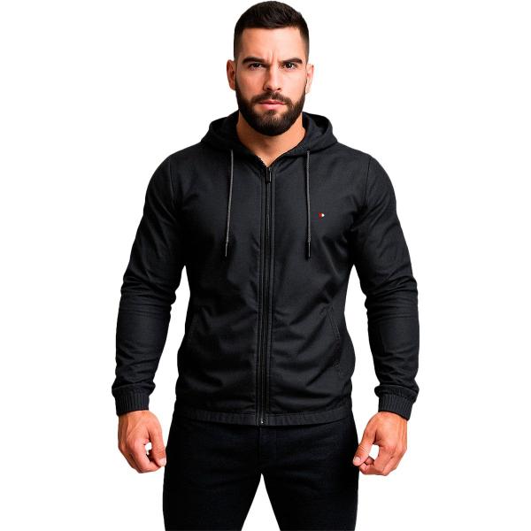 Jaqueta Corta Vento Masculino Sandrini Proteção Com Capuz Jaqueta Corta Vento Masculino Sandrini Proteção Com Capuz