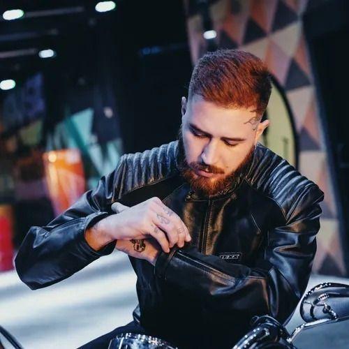 Imagem de Jaqueta Couro Texx Storm Masculina Custom Estil Moto Harley