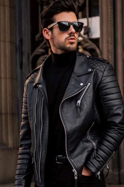 Legitimo Masculina Mercado Livre Jaqueta De Couro Motoqueiro Couro