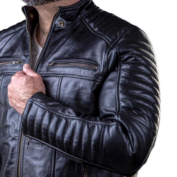 Couro Masculina Jaqueta Couro Usada PreÃ§o Couro Legítimo Casaco