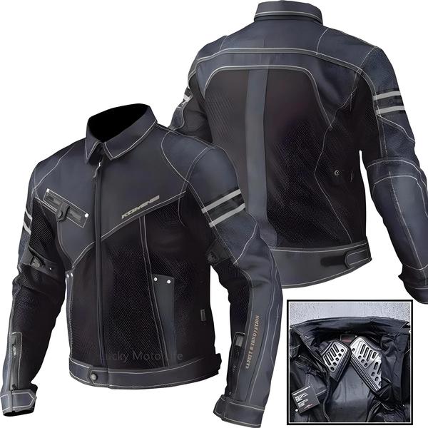 Jaqueta de Motocicleta Komine JK-006 Jeans Respirável