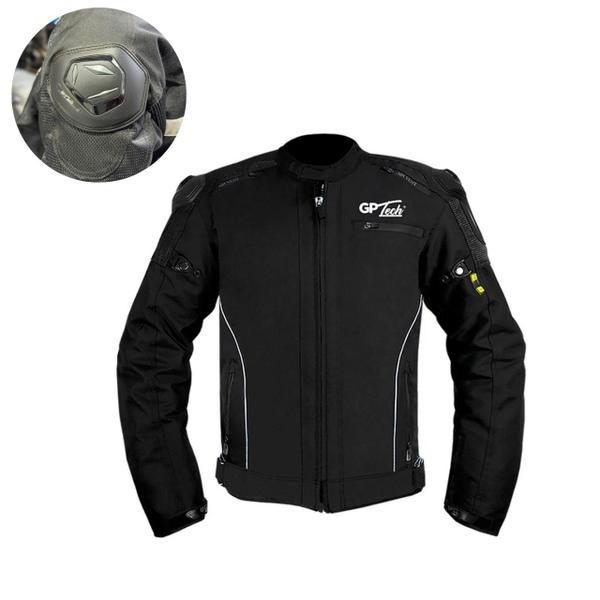 Imagem de Jaqueta Gp Tech Winter 2 Pro Preta 7g/6xl - impermeável - forro removivel - proteção - termico - masculino - feminino - motoqueiro - motociclista