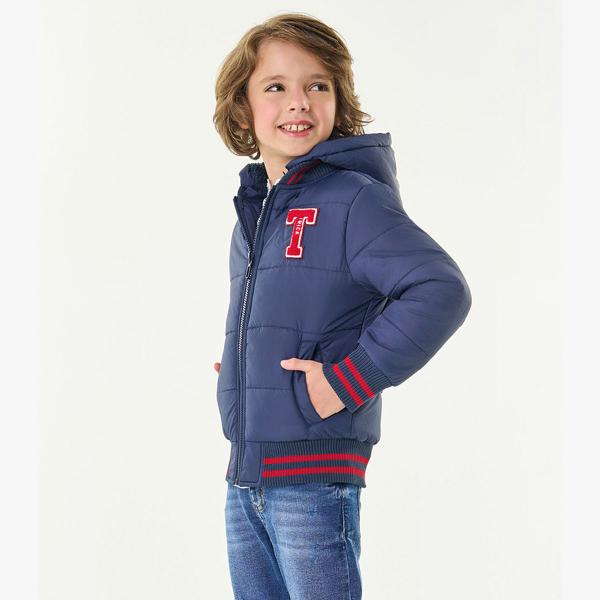 Jaqueta Infantil Menino Universitário Forrada Trick Nick Casaco