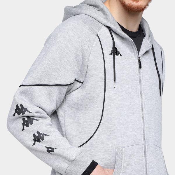 Jaqueta Kappa Moletom Sport Masculina Jaqueta e Casaco Esportivo
