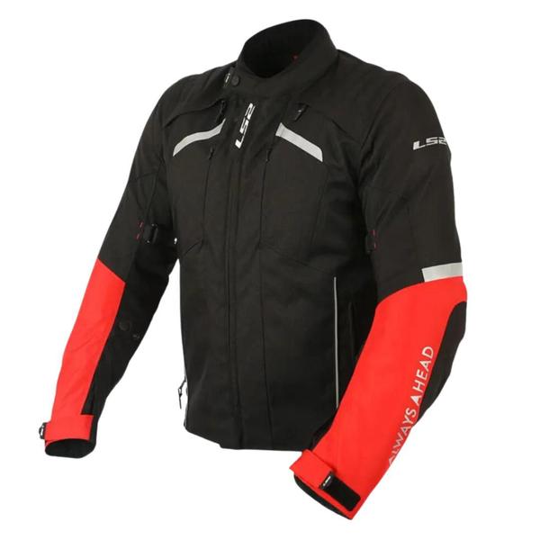 Imagem de Jaqueta LS2 Serra Evo Black Red Masculina