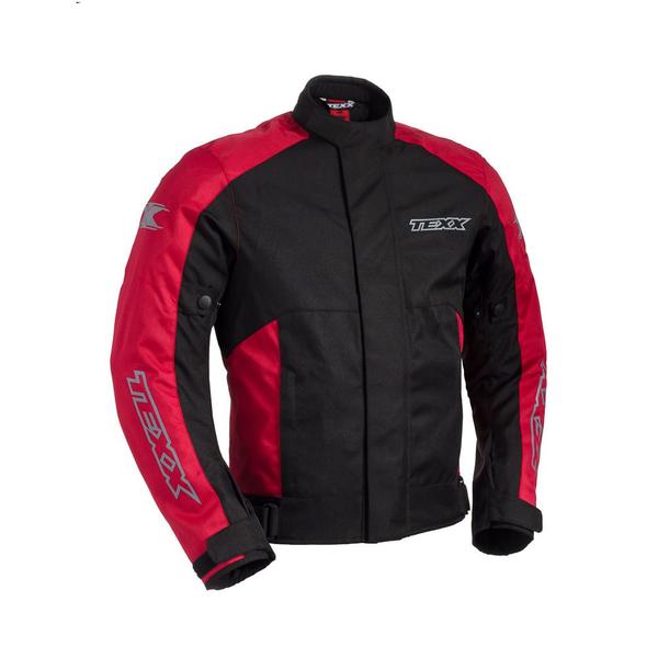 Imagem de Jaqueta Moto Motociclista Impermeavel + proteção Frio Resistente Texx Ronin Masculina Preto vermelho