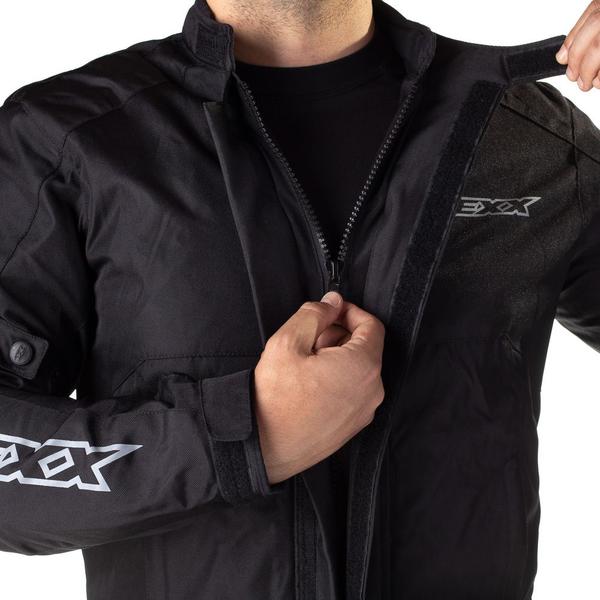 Jaqueta Motoqueiro impermeável Texx Ronin Masc Pret L Imagem de Jaqueta Motoqueiro impermeável Texx Ronin Masc Pret L