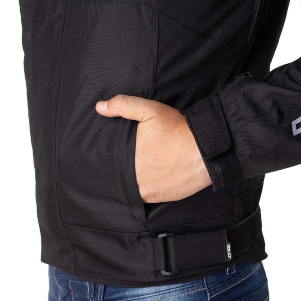 Jaqueta Motoqueiro impermeável Texx Ronin Masc Pret L Imagem de Jaqueta Motoqueiro impermeável Texx Ronin Masc Pret L