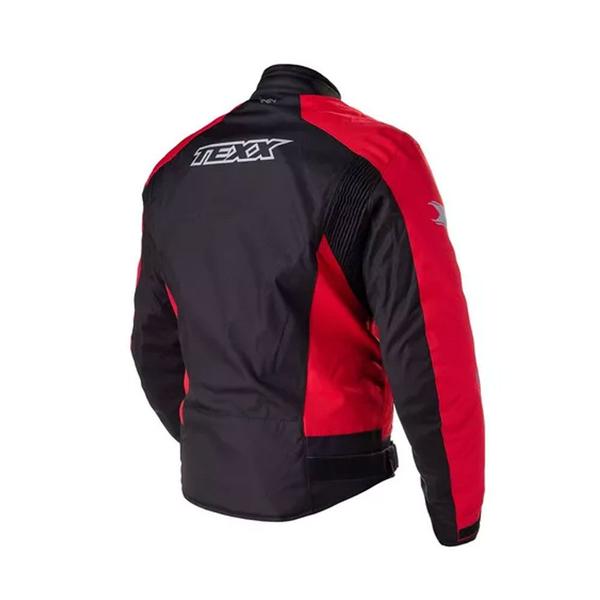 Imagem de Jaqueta Motoqueiro Ronin Impermeável Preto / Vermelho (XL) - Texx