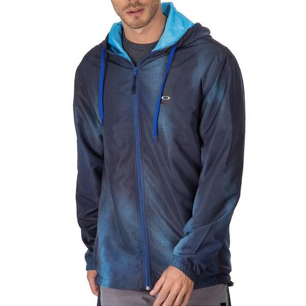 Imagem de Jaqueta Oakley Blur Storm Windbreaker Masculina Azul Marinho