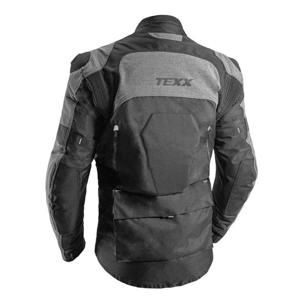 Imagem de Jaqueta Texx Armor Moto Motociclista Impermeavel + Proteção Frio Confrotavel Entrada Ar Cinza