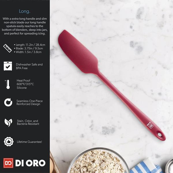 Imagem de Jar Spatula di Oro Living DI ORO Silicone Raspador de Alça L