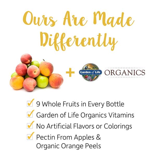 Jardim da Vida Orgânicos Gummy Vitaminas Não Transgênicos, Vegan, Multicolorido, Berry, 120 Conde (Pacote de 1) - Garden of Life Imagem de Jardim da Vida Orgânicos Gummy Vitaminas Não Transgênicos, Vegan, Multicolorido, Berry, 120 Conde (Pacote de 1)