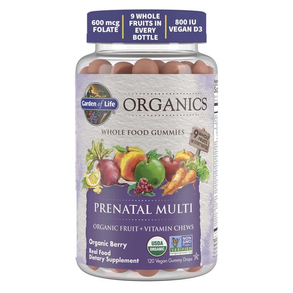 Jardim da Vida Orgânicos Gummy Vitaminas Não Transgênicos, Vegan, Multicolorido, Berry, 120 Conde (Pacote de 1) - Garden of Life Imagem de Jardim da Vida Orgânicos Gummy Vitaminas Não Transgênicos, Vegan, Multicolorido, Berry, 120 Conde (Pacote de 1)
