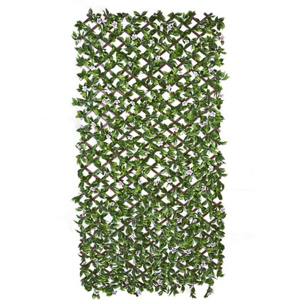 Imagem de Jardim Vertical Artificial Extensível com Flores 100x200cm Just Home Collection